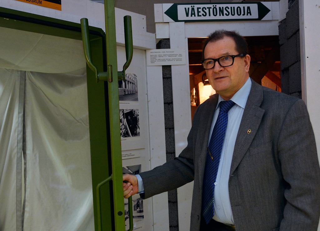 Matti Virpiaro toimii puheenjohtajana viime vuonna perustetussa Väestönsuojien rakentamisyhdistyksessä.