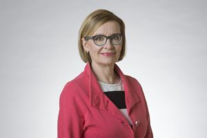 Member of Parliament Paula Risikko (National Coalition Party Parliamentary Group) in Helsinki on April 27, 2015. Second Deputy Speaker of Parliament 29.05.2015 - 21.06.2016. Minister for the Interior (Sipilä) 22.06.2016 -