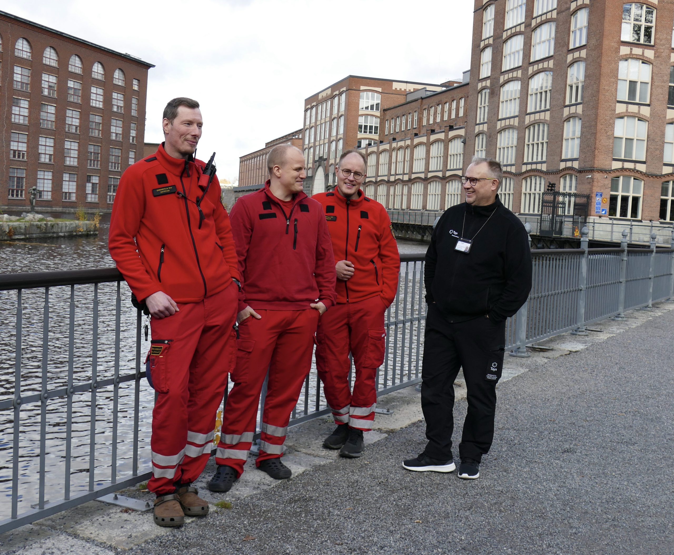 Pauli Puljula, Vesa-Valtteri Tapio, Henri Backman ja Anssi Aunola uskovat, että psykiatrinen yksikkö lunastaa paikkansa päivystysvalmiudessa.