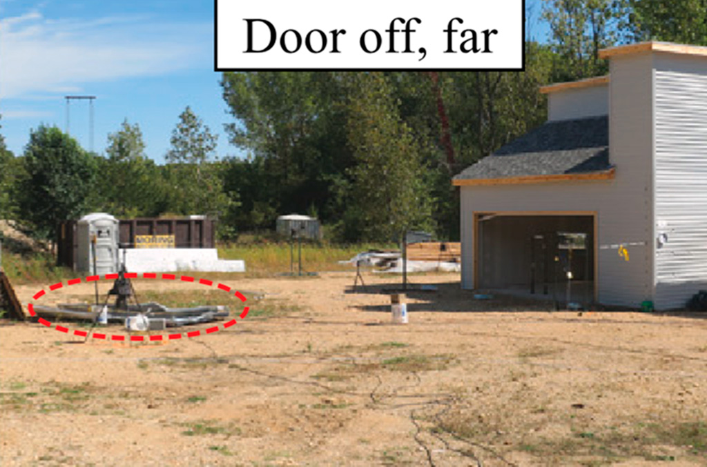 Autotallin ovi lensi kauas 1,24 m3:n NCA-kaasujen määrällä. Kuvakaappaus artikkelista (Lähde 1).