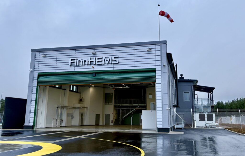 Lääkäriyksikkö FinnHEMS70:n tukikohta Kouvolan Utissa otetaan käyttöön loppiaisen jälkeen 2026.